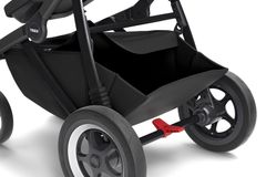 Детская коляска с люлькой Thule Sleek (Black on Black) - Фото 10