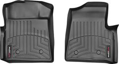 Коврики WeatherTech Black для Ford F-150 (mkXII)(all cabs)(no 4x4 shifter)(no air vents to 2 row)(4 fixing posts)(2 pcs.)(1 row) 2010-2014 - Фото 1