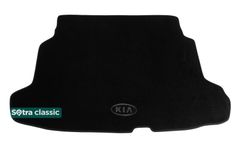 Двошарові килимки Sotra Classic Black для Kia Cerato (mkII)(купе)(багажник) 2008-2012 - Фото 1