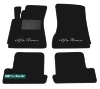 Двошарові килимки Sotra Classic Black для Alfa Romeo Brera (mkI) 2005-2010 - Фото 1