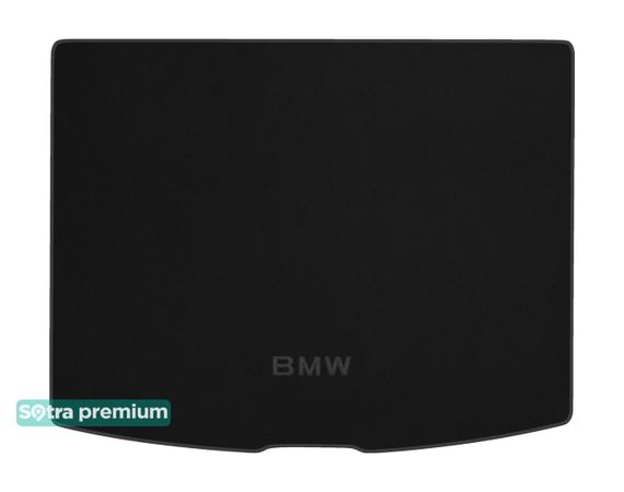 Двошарові килимки Sotra Premium Graphite для BMW 2-series (U06)(Active Tourer)(2 ряд рухається)(багажник) 2021→ - Фото 1