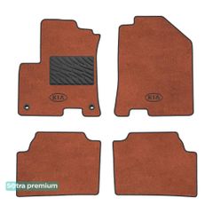 Двошарові килимки Sotra Premium Terracotta для Kia Niro (mkI)(електро) 2018-2022