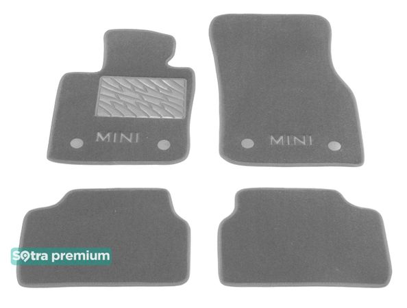 Двошарові килимки Sotra Premium Grey для Mini Cooper (mkIII)(F56)(3 дв.) 2013→ - Фото 1