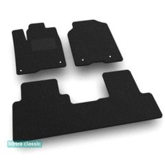 Двошарові килимки Sotra Classic Black для Acura RDX (mkII)(електронне регулювання пасажирського сидіння по висоті) 2016-2018