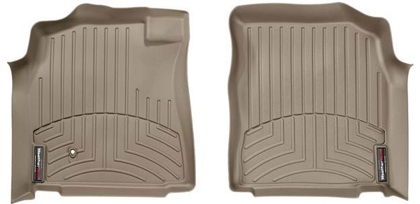 Коврик Weathertech Beige для Toyota Tundra (single cab)(mkI)(1 fixing hook) 2004-2006 automatic - Фото 1