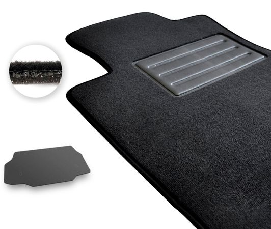 Двошарові килимки Optimal для Acura RLX (mkI)(гібрид)(багажник) 2012-2020 - Фото 1