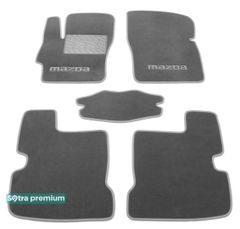 Двошарові килимки Sotra Premium Grey для Mazda 3 (mkI) 2003-2009