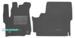 Двошарові килимки Sotra Premium Grey для Opel Vivaro (mkIII)(C) / Zafira (mkIV)(D)(1 ряд) 2019→ - Фото 1
