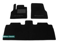Двухслойные коврики Sotra Classic Black для Renault Espace (mkIV)(1-2 ряд) 2002-2014