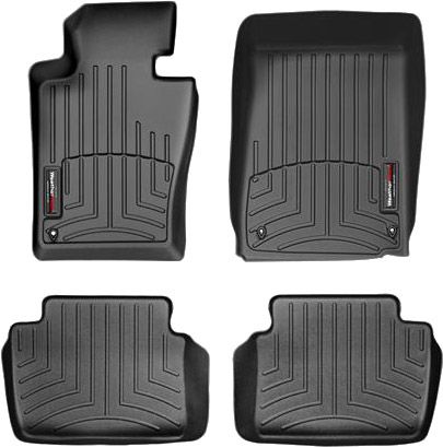 Коврики WeatherTech Black для BMW 3-series (E46)(sedan & wagon)(AWD) 1998-2005 - Фото 1