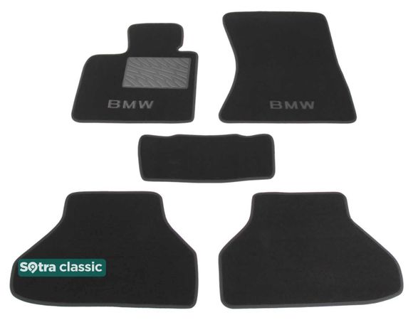 Двошарові килимки Sotra Classic Grey для BMW X5 (E70) / X6 (E71) 2007-2014 - Фото 1