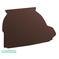 Двошарові килимки Sotra Premium Chocolate для Volvo S80 (mkII)(багажник) 2006-2016