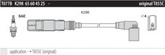 Дроти запалювання Tesla T077B для Audi A3 (BSE); Skoda Octavia ; Volkswagen Bora / Golf / Sharan (2.0)(AEG; APK; AQY; AZH; AZJ; BER; BEV; AZG) - Фото 2