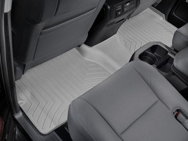 Коврики WeatherTech Grey для Toyota Sequoia (mkII)(1-2 row)(2 row bucket seats with console) 2012-2022 - Фото 3