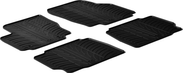 Гумові килимки Gledring для Ford Mondeo (mkIV)(ліфтбек и універсал) 2007-2011 - Фото 1