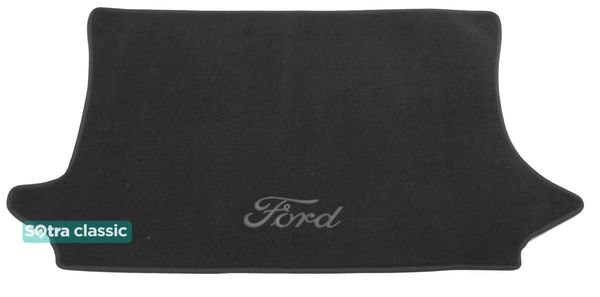 Двошарові килимки Sotra Classic Grey для Ford Fiesta (mkV)(5-дв.)(багажник) 2002-2008 - Фото 1