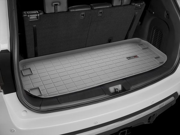 Коврик Weathertech Grey для Nissan Pathfinder (mkIV); Infiniti QX60 / JX (mkI)(trunk behind 3 row) 2010→ - Фото 2