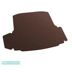 Двухслойные коврики Sotra Premium Chocolate для Skoda Octavia (mkIII)(A7)(лифтбэк)(багажник) 2012-2019