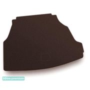 Двошарові килимки Sotra Premium Chocolate для Mercedes-Benz C-Class (W206)(седан)(не PHEV)(багажник) 2021→ - Фото 1