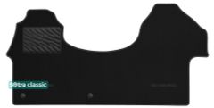 Двухслойные коврики Sotra Classic Black для Mercedes-Benz Sprinter (mkIII)(1 ряд - 2 места)(1 ряд) 2018→