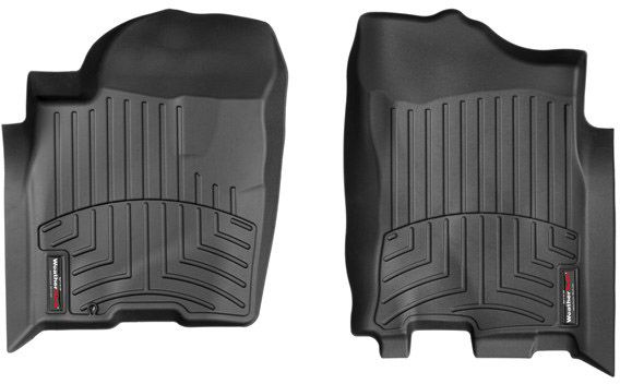 Коврик Weathertech Black для Nissan Titan (extended cab)(mkI)(1 row)(1 fixing hook) 2003-2008 - Фото 1