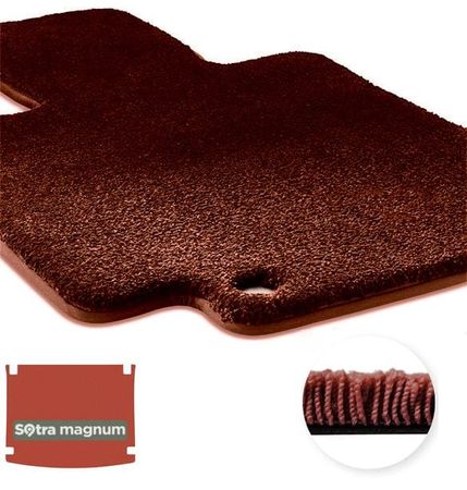 Двошарові килимки Sotra Magnum Red для Dacia Jogger (mkI)(5 мест)(з вирізами)(багажник) 2021→ - Фото 1