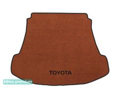 Двухслойные коврики Sotra Premium Terracotta для Toyota Fortuner (mkI)(багажник) 2005-2015