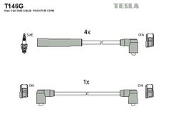 Дроти запалювання Tesla T146G для Ford Scorpio / Sierra / Transit (1.6 / 2.0) (NRC; LSF; L6B; LSE; 4RB; 4RC; NBA; NCA; LAT; N6T) - Фото 2