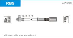 Дроти запалювання Janmor RB5 для Renault 21 1.4 (C2J 770)
