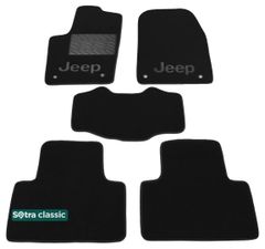 Двошарові килимки Sotra Classic Black для Jeep Grand Cherokee (mkIV)(WK2) 2013-2015