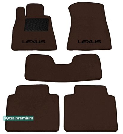 Двошарові килимки Sotra Premium Chocolate для Lexus GS (mkI) 1993-1997 - Фото 1