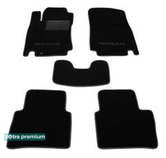 Двухслойные коврики Sotra Premium Black для Nissan Tiida (mkI)(C11) 2005-2011