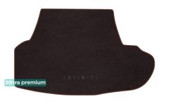 Двошарові килимки Sotra Premium Chocolate для Infiniti Q50 (mkI)(багажник) 2013→
