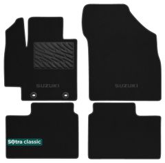 Двухслойные коврики Sotra Classic Black для Suzuki Ignis (mkIII) 2016→