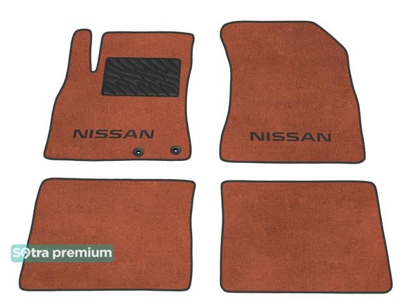 Двошарові килимки Sotra Premium Terracotta для Nissan Note (mkII)(E12) 2012-2020 - Фото 1
