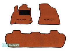 Двошарові килимки Sotra Premium Terracotta для Peugeot Partner (mkII)(Tepee)(1-2 ряд) 2008-2018