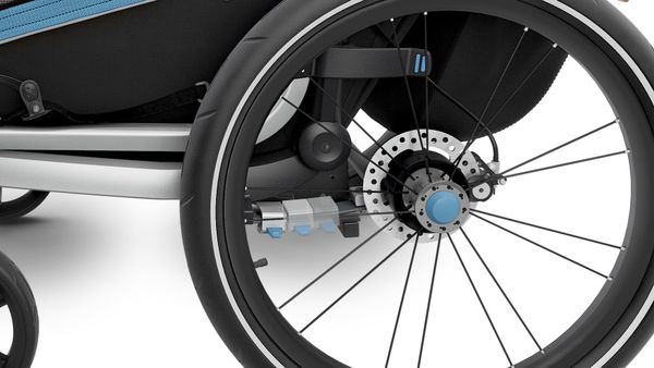 Дитяча коляска Thule Chariot Sport 1 (Blue-Black) - Фото 8