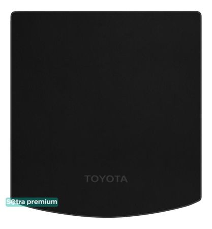 Двошарові килимки Sotra Premium Black для Toyota Corolla (mkXII)(універсал)(верхній рівень)(багажник) 2018→ - Фото 1
