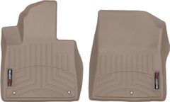 Коврики Weathertech Beige для Hyundai Santa Fe (mkIV)(not hybrid)(1 row) 2020-> - Фото 1