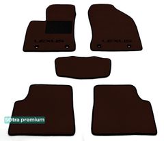 Двошарові килимки Sotra Premium Chocolate для Lexus CT (mkI) 2011-2022