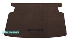 Двухслойные коврики Sotra Premium Chocolate для Toyota Corolla (mkX)(E140)(хетчбэк)(багажник) 2006-2012
