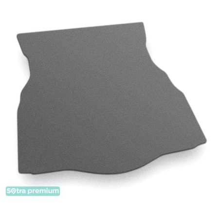Двошарові килимки Sotra Premium Grey для Ford Mondeo (mkV)(ліфтбек)(із запаскою)(багажник) 2014-2022 - Фото 1