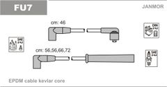 Дроти запалювання Janmor FU7 для Ford Granada 1.8 (REC) / 2.0 (OHC) / Orion 1.4 KAT (F6B / F6D)