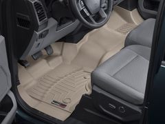 Коврики WeatherTech Beige для Ford F-150 (mkXIII)(extended cab)(1 row - 1pc.)(1 row bench seats) 2015-2020 - Фото 2