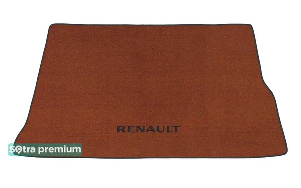 Двухслойные коврики Sotra Premium Terracotta для Renault Scenic (mkIII)(багажник) 2009-2016 - Фото 1