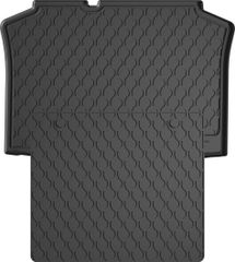 Гумовий килимок у багажник Gledring для Seat Ibiza (mkIV)(5-дв. хетчбек) 2008-2017 (багажник із захистом)
