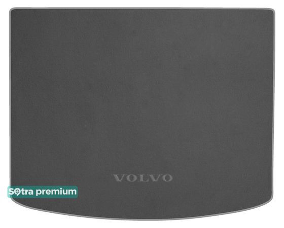 Двошарові килимки Sotra Premium Grey для Volvo V40 (mkII)(D2,D3,D4)(верхній рівень)(багажник) 2018-2019 - Фото 1