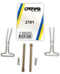 Ремкомплект передніх гальмівних колодок WP (Carrab) 2181 для Citroen C15, LNA, Visa, крос-код за Quick Brake 1120