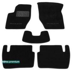 Двухслойные коврики Sotra Premium Black для Peugeot 307 (mkI) 2001-2008
