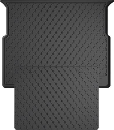 Гумовий килимок у багажник Gledring для Citroen C4 Picasso / C4 Spacetourer (mkII) 2013-2022 (нижній)(багажник із захистом) - Фото 1